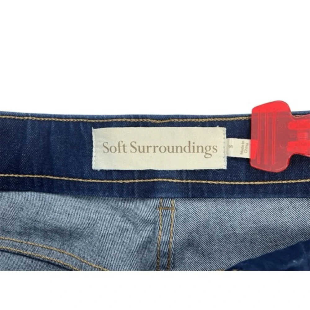 Soft Surroundings The Ultimate Denim Relaxed Straight Leg Jeans Size Small 6 / 8